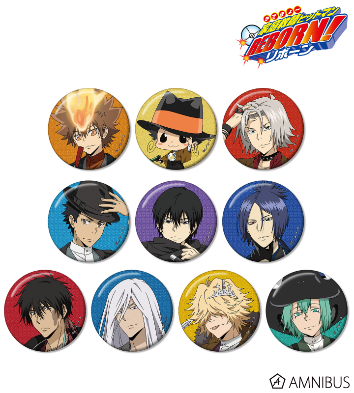 家庭教師ヒットマンREBORN!描き下ろし 和洋折衷ver. トレーディンググリッター缶バッジ(単位/BOX)