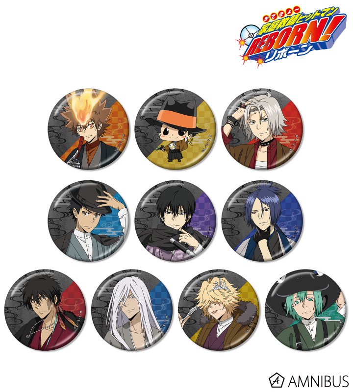 家庭教師ヒットマンREBORN!描き下ろし 和洋折衷ver. トレーディングメタリック缶バッジ(単位/BOX)