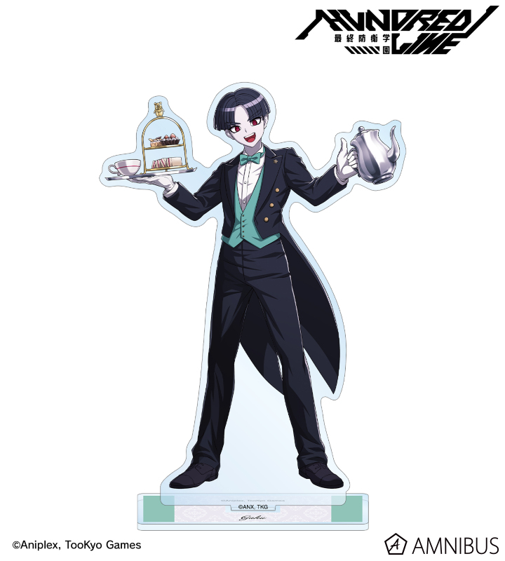 HUNDRED LINE -最終防衛学園-描き下ろし 丸子楽 執事ver. BIGアクリルスタンド