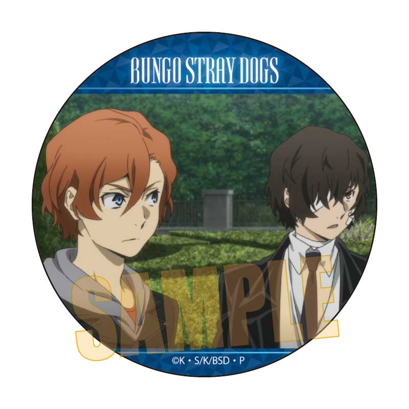 メモリーズ缶バッジ　（太宰、中也、十五歳）　太宰　治＆中原　中也