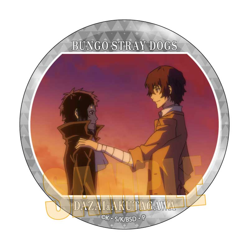 メモリーズ缶バッジ　（第２シーズン）　太宰　治＆芥川　龍之介