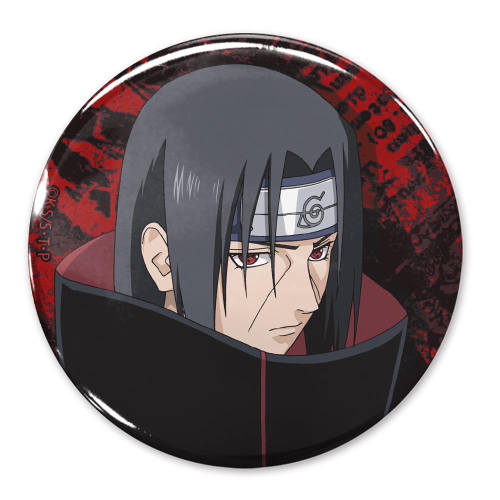 ＮＡＲＵＴＯ　－ナルト－　疾風伝うちはイタチ　６５ｍｍ缶バッジ