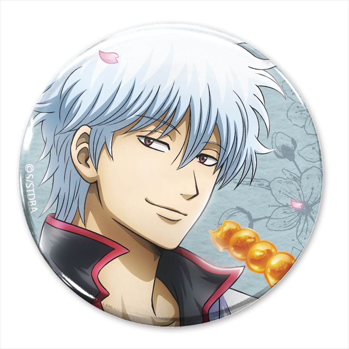 描き下ろし　坂田銀時　６５ｍｍ缶バッジ　小窓から覗く景色Ｖｅｒ．