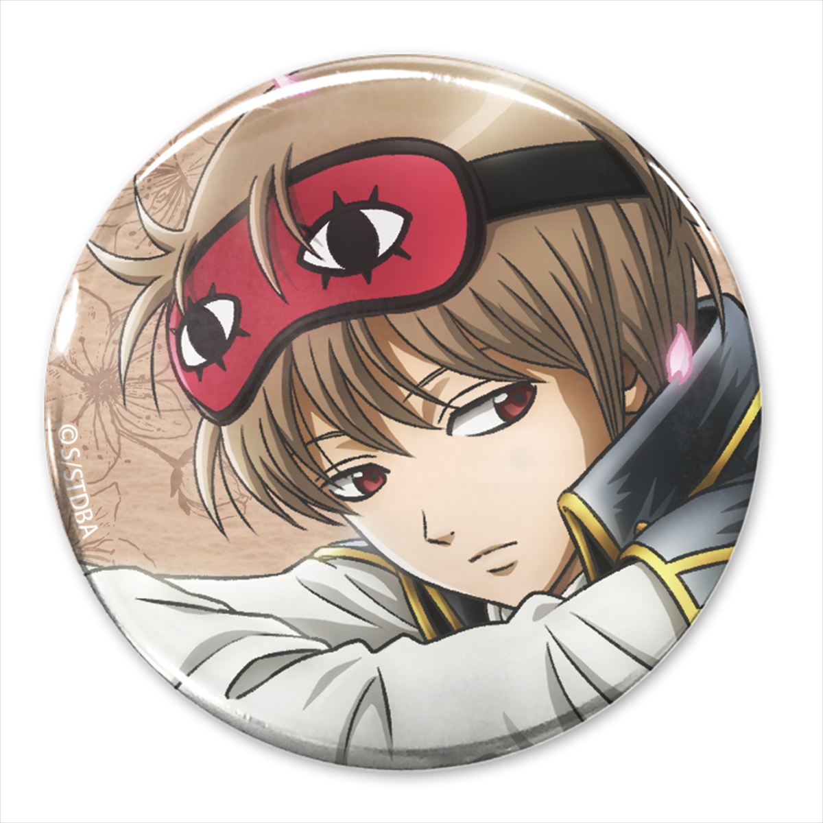 描き下ろし　沖田総悟　６５ｍｍ缶バッジ　小窓から覗く景色Ｖｅｒ．