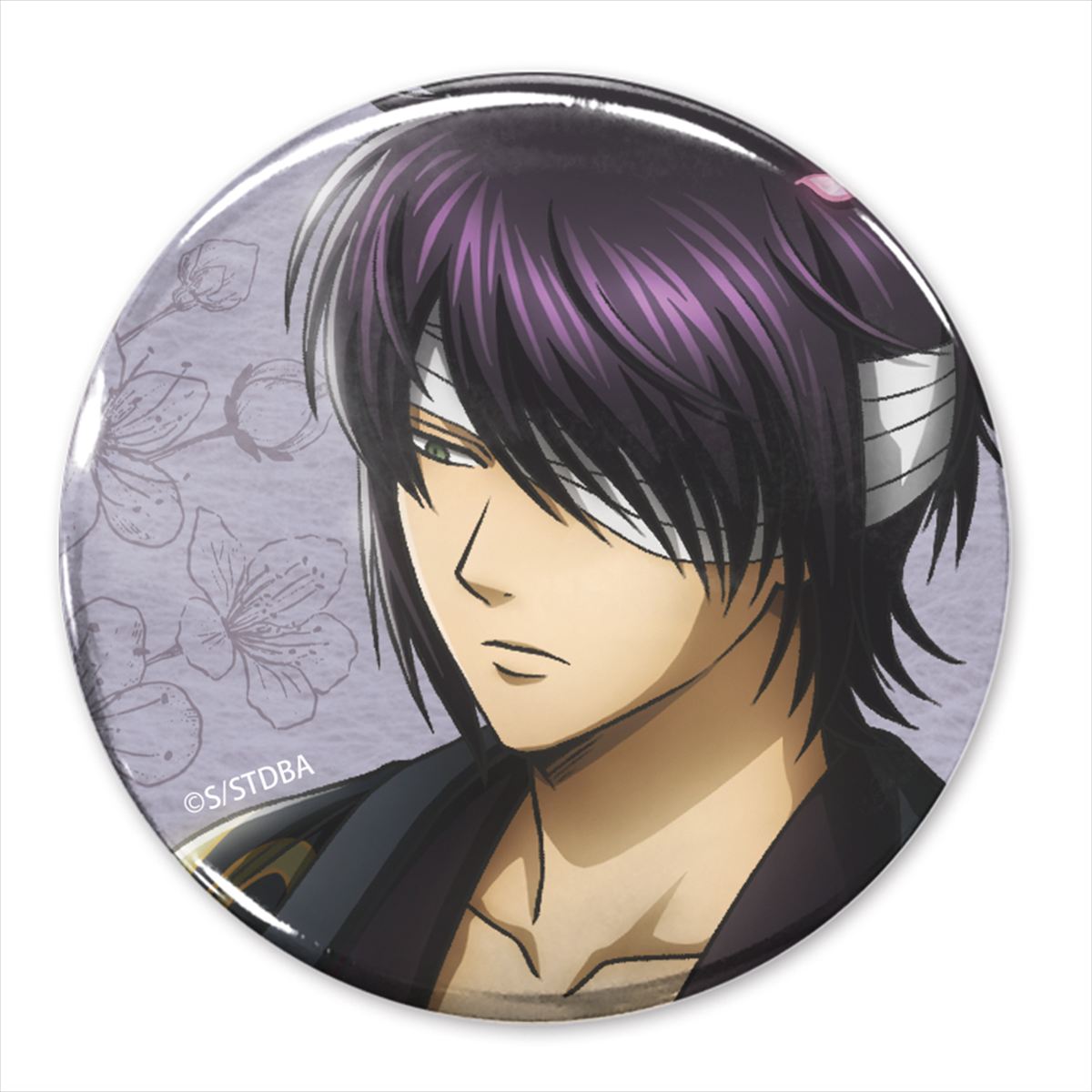 描き下ろし　高杉晋助　６５ｍｍ缶バッジ　小窓から覗く景色Ｖｅｒ．