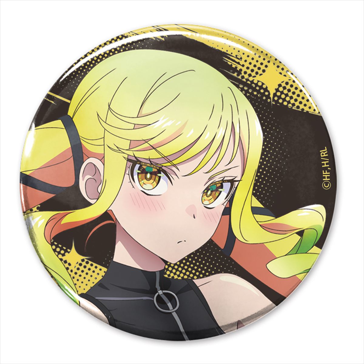 ロックは淑女の嗜みでして描き下ろし　鈴ノ宮りりさ　６５ｍｍ缶バッジ　ボンテージコスチュームＶｅｒ．