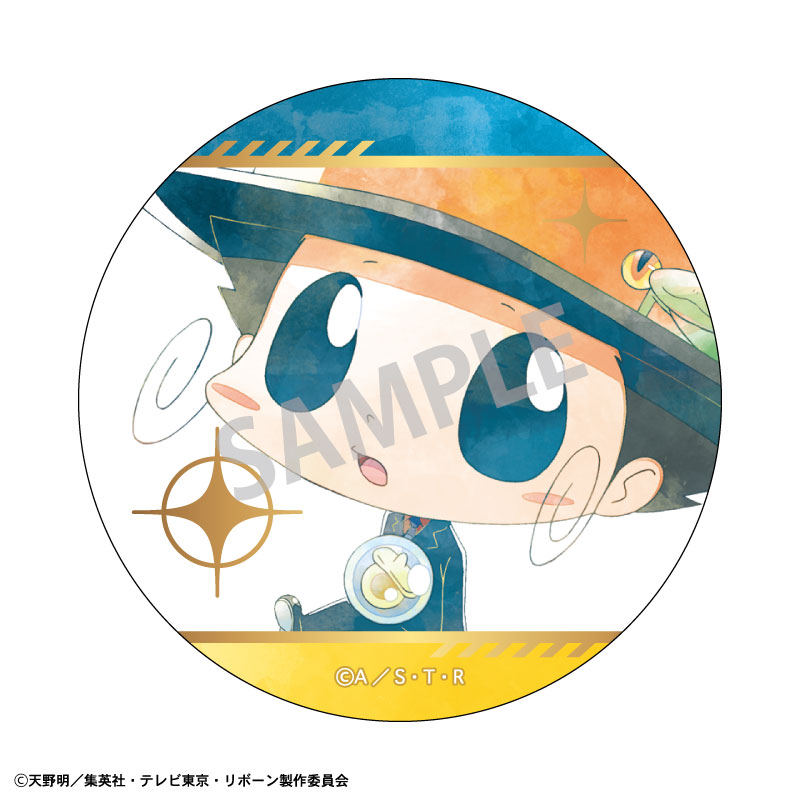 家庭教師ヒットマンREBORN!　トレーディング箔押し缶バッジ／カミアニTOUCH