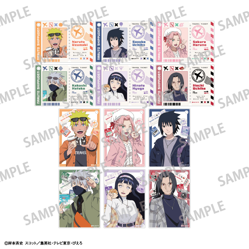 NARUTO-ナルト- 疾風伝　トレーディングアクリルプレート／ぶらっと旅の巻！