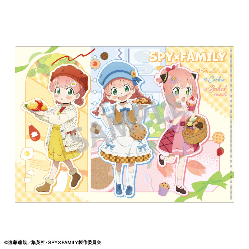 SPY×FAMILY A4シングルクリアファイル A/食べ物