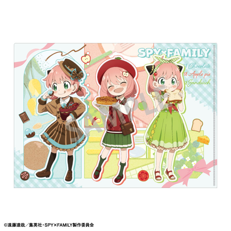 SPY×FAMILY A4シングルクリアファイル B/食べ物