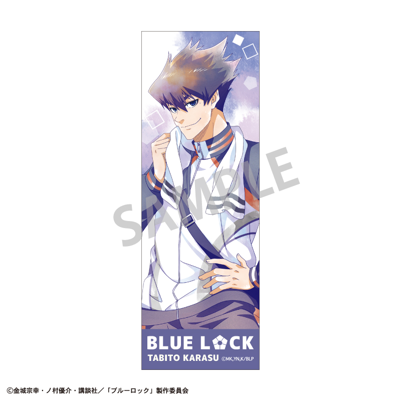 ブルーロック　ロングスクエア缶バッジ　烏 旅人／ノスタルジー／カミアニTOUCH