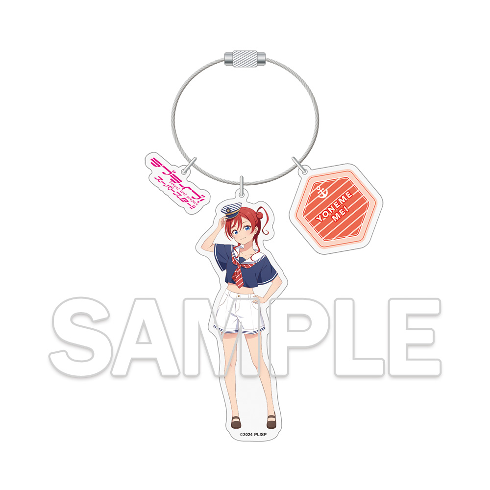 ワイヤーアクリルキーホルダー　米女メイ