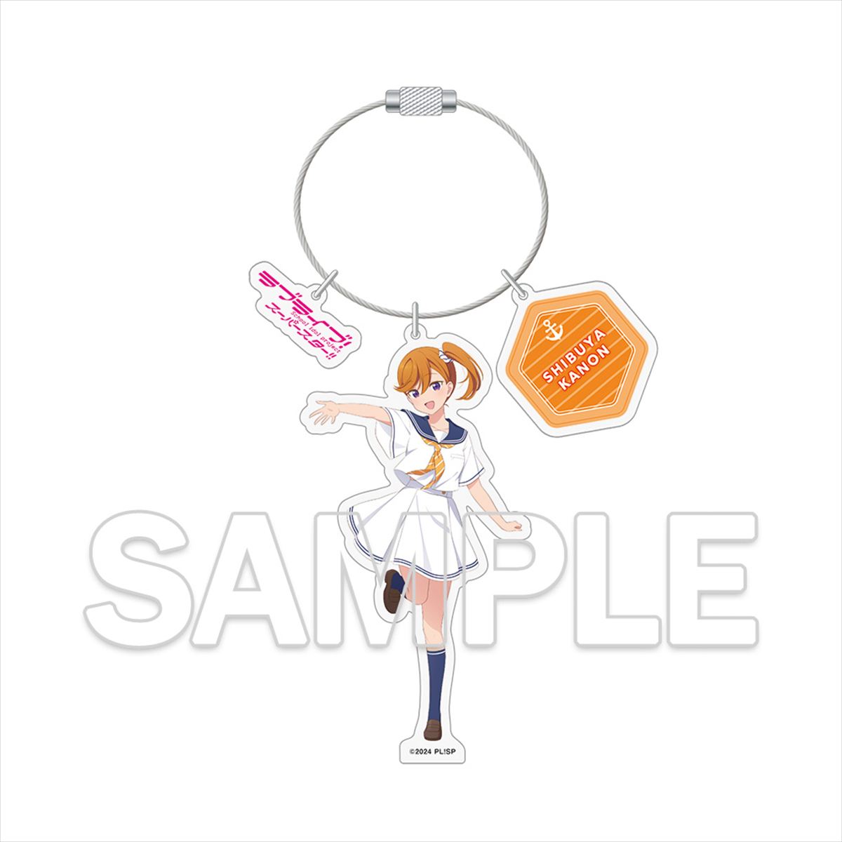 ワイヤーアクリルキーホルダー　澁谷かのん