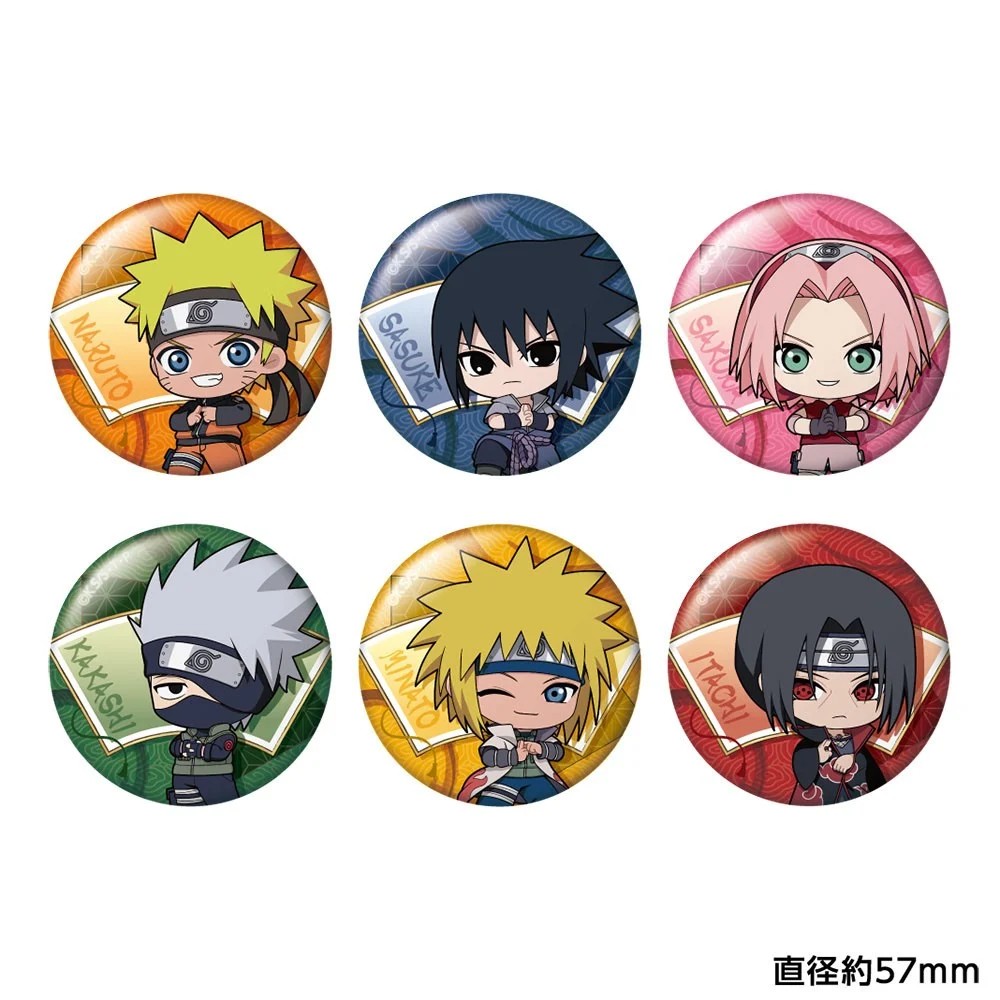 NARUTO-ナルト- 疾風伝 トレーディングちびキャラ缶バッジ