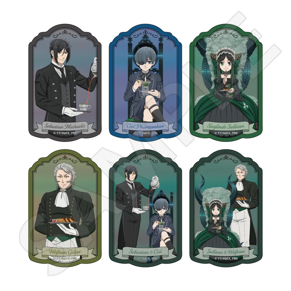 黒執事 -緑の魔女編- 描き下ろしトレーディングホログラムステッカー