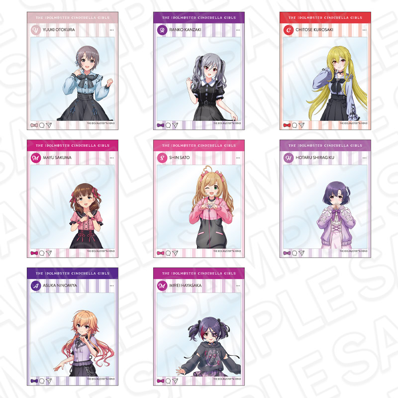 アイドルマスター シンデレラガールズ　SNS風クリアスナップ(ブラインド)　サブカルファッション ver.