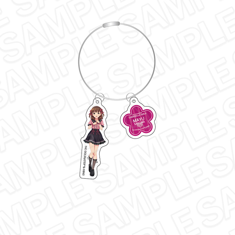 アイドルマスター シンデレラガールズ　ワイヤーキーホルダー　佐久間まゆ　サブカルファッション ver.