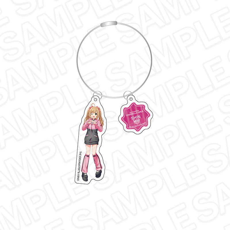 アイドルマスター シンデレラガールズ　ワイヤーキーホルダー　佐藤心　サブカルファッション ver.