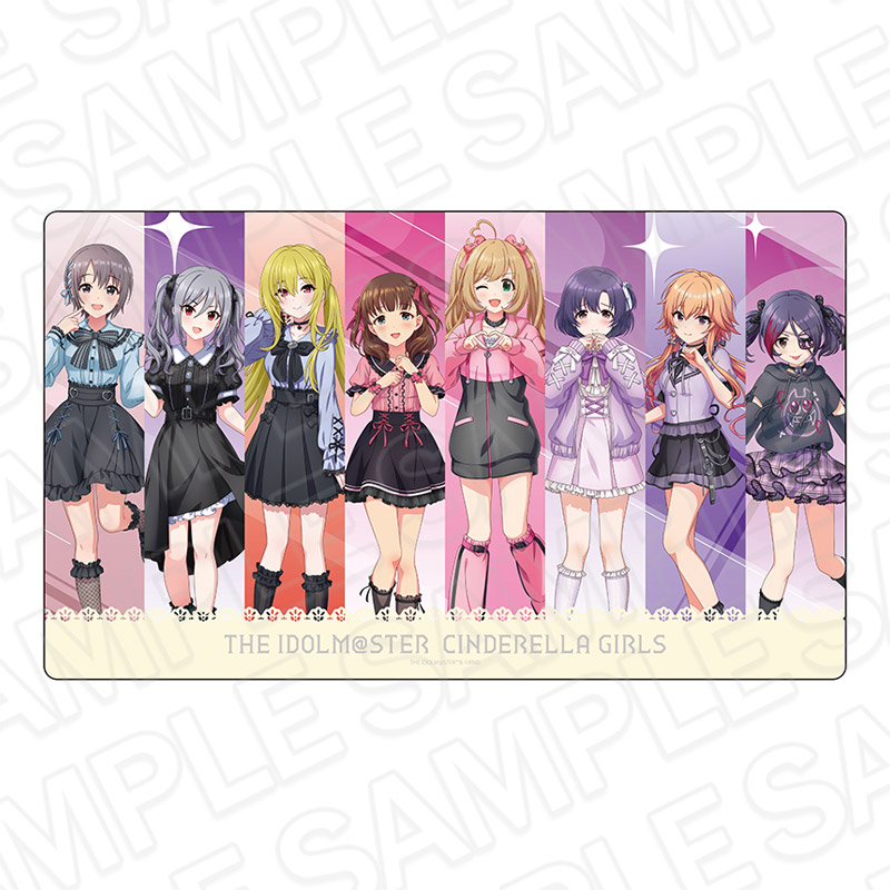 アイドルマスター シンデレラガールズ　ラバーデスクマット　サブカルファッション ver.