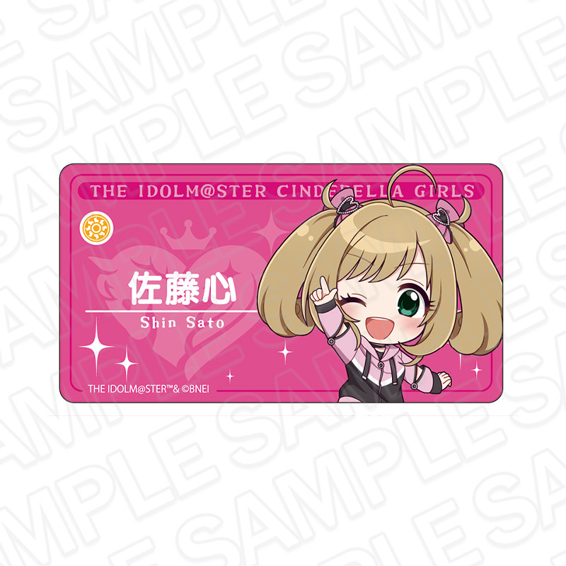 アイドルマスター シンデレラガールズ　アクリルネームバッジ　佐藤心　サブカルファッション デフォルメ ver.