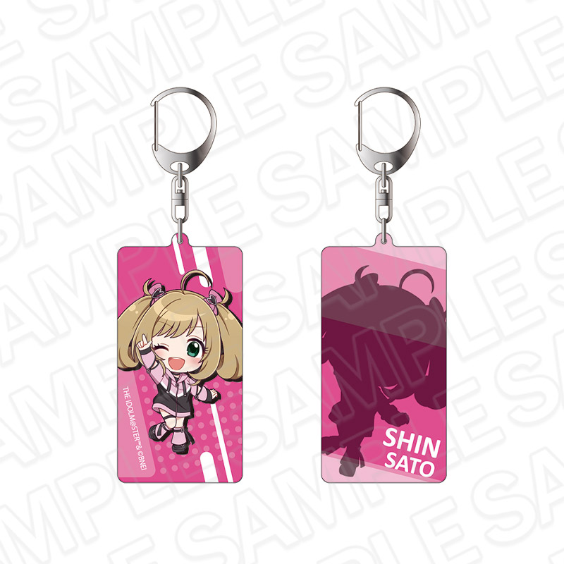 アイドルマスター シンデレラガールズ　両面キーホルダー　佐藤心　サブカルファッション デフォルメ ver.