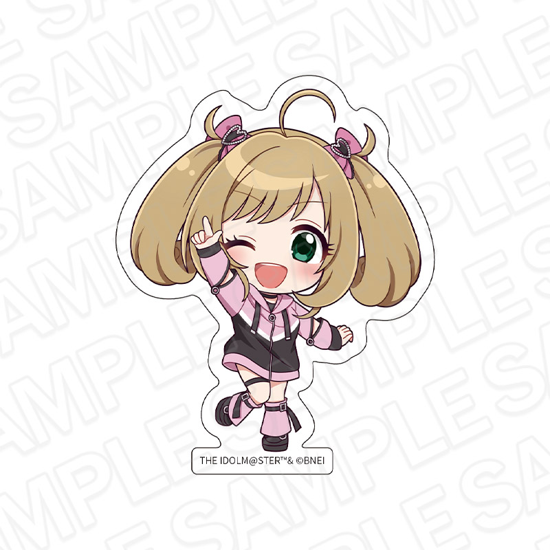 アイドルマスター シンデレラガールズ　ダイカットステッカー　佐藤心　サブカルファッション デフォルメ ver.
