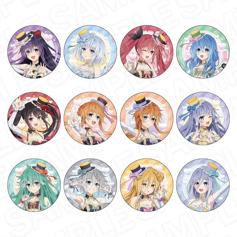 デート・ア・ライブV　ホログラムカンバッジ(ブラインド)　12周年アイドル ver.