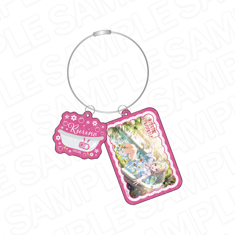 ワイヤーキーホルダー　大沢瑠璃乃　Ｈｅｒ－ｂａｔｈ－ｒｉｕｍ　ｖｅｒ．