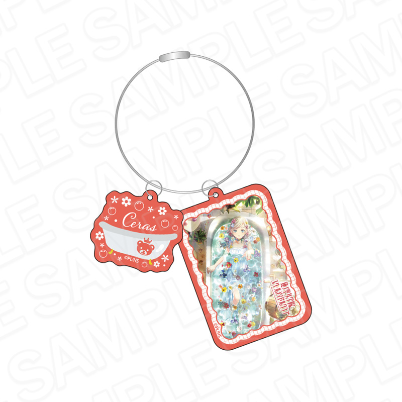 ワイヤーキーホルダー　セラス　柳田　リリエンフェルト　Ｈｅｒ－ｂａｔｈ－ｒｉｕｍ　ｖｅｒ．