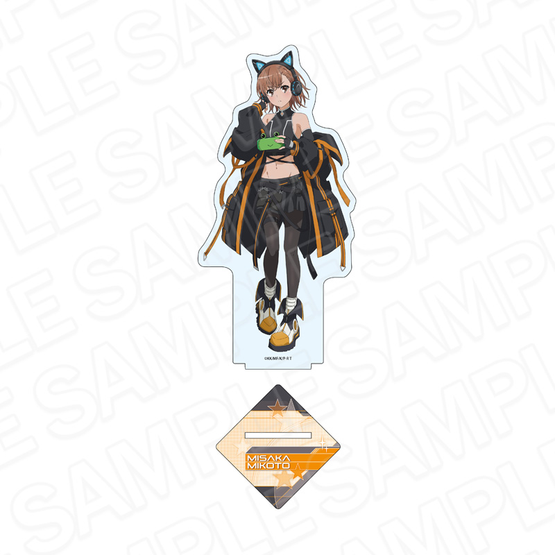 ホログラムデカアクリルスタンド　御坂美琴　ゲーミング　ｖｅｒ．