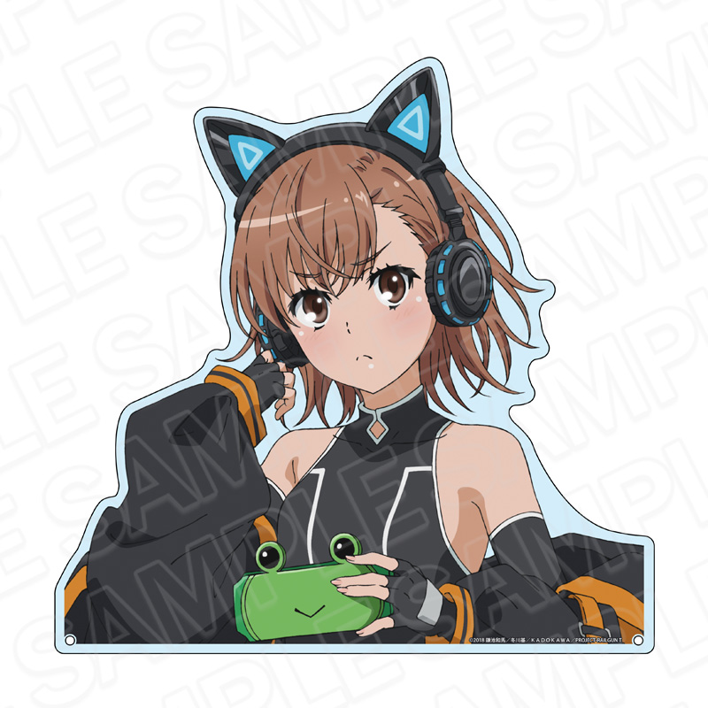 特大ダイカットアクリルボード　御坂美琴　ゲーミング　ｖｅｒ．