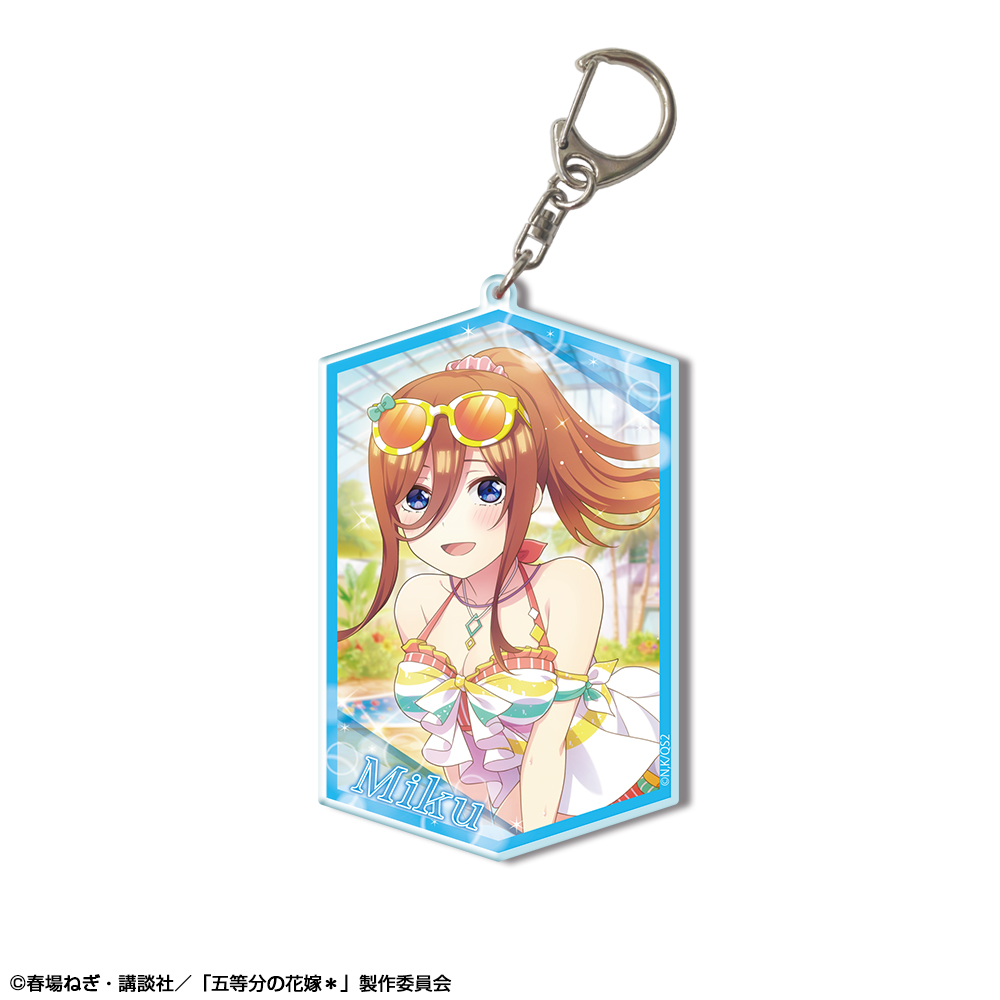 五等分の花嫁＊ ビッグアクリルキーホルダー Ver.2 デザイン03(中野三玖)
