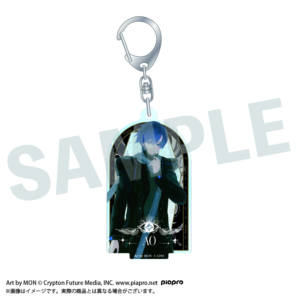 STEAKA 『ヲチラレ』 初音ミク × オバケン アクリルキーホルダー アオ