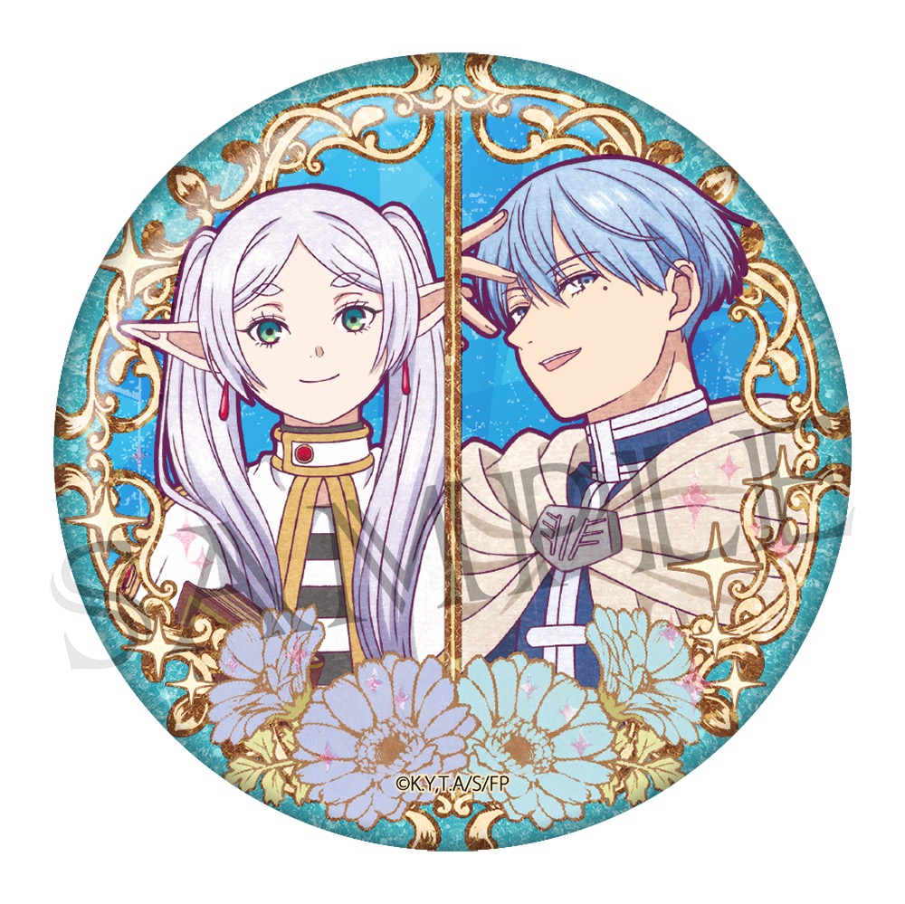 ヴィンテージシリーズＶｏｌ．４　キラキラ缶バッジ　フリーレン＆ヒンメル