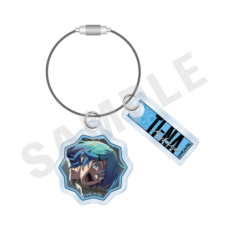 ロックは淑女の嗜みでして　ワイヤー付きアクリルチャーム（院瀬見ティナ）