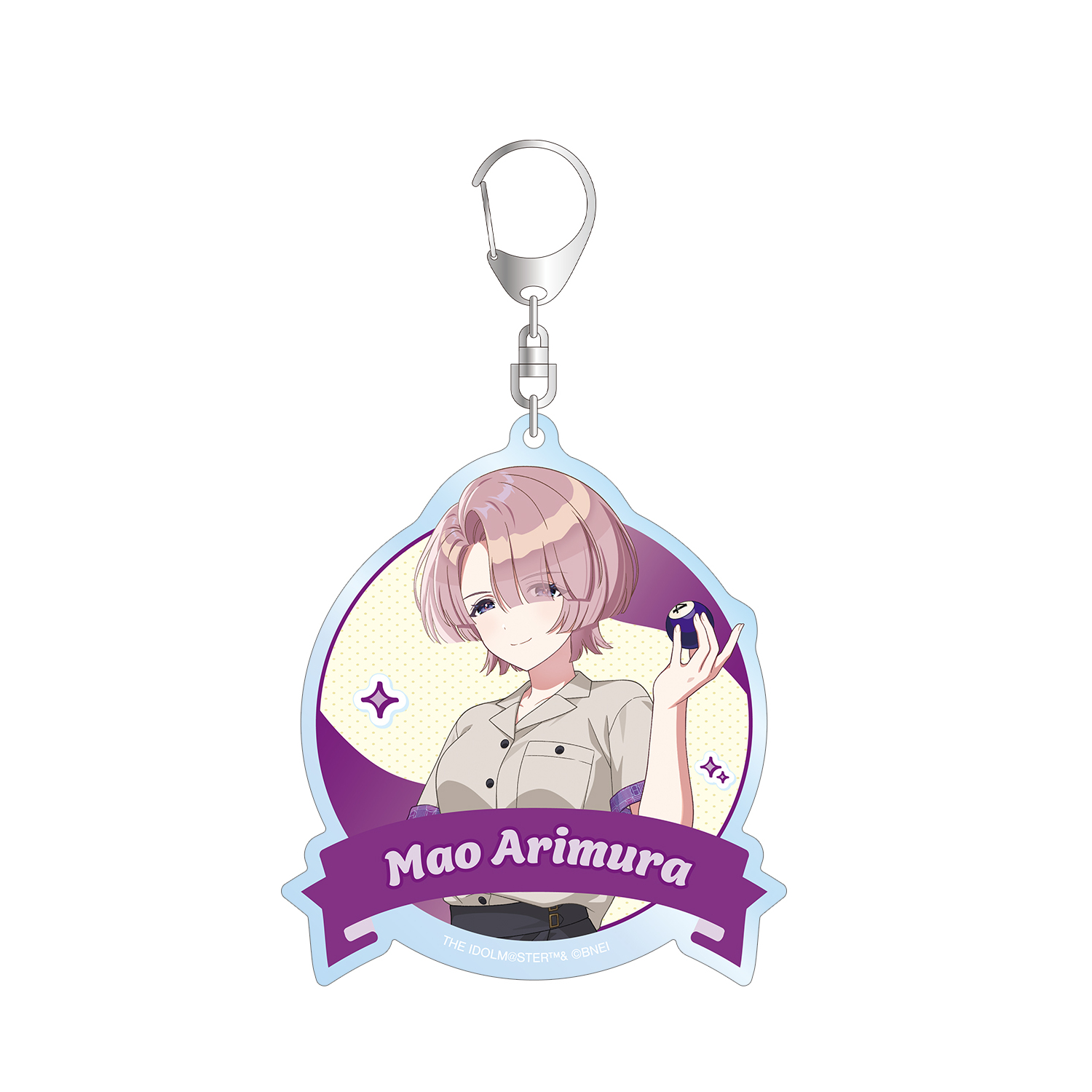 学園アイドルマスター 描き下ろし 有村麻央 ボウリングシャツver. BIGアクリルキーホルダー