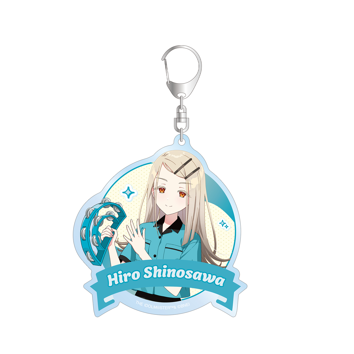 学園アイドルマスター 描き下ろし 篠澤 広 ボウリングシャツver. BIGアクリルキーホルダー