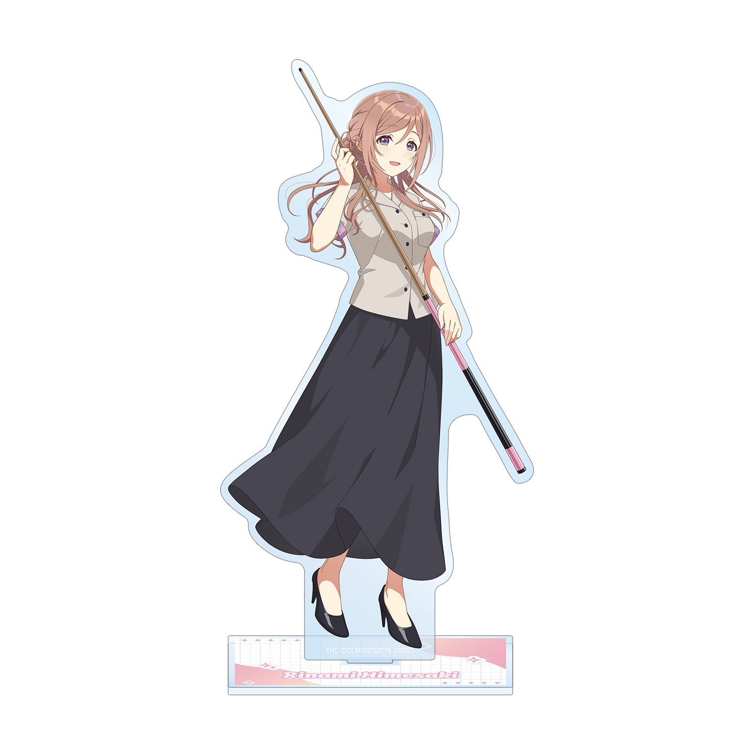 学園アイドルマスター 描き下ろし 姫崎莉波 ボウリングシャツver. BIGアクリルスタンド