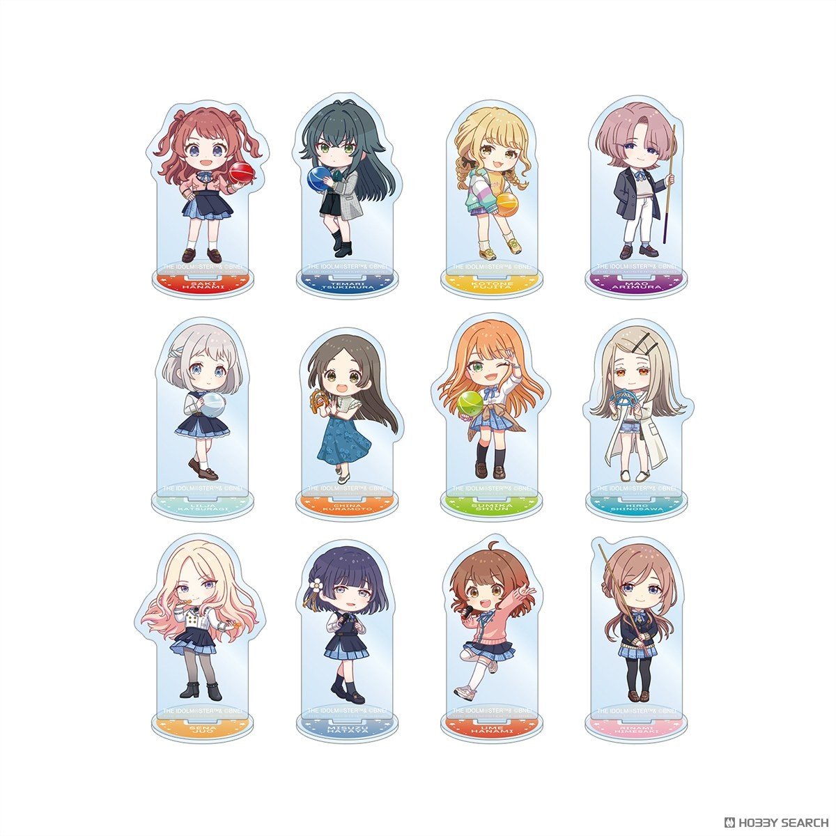 学園アイドルマスター トレーディング ちびキャラ 放課後のお出かけver. アクリルスタンド