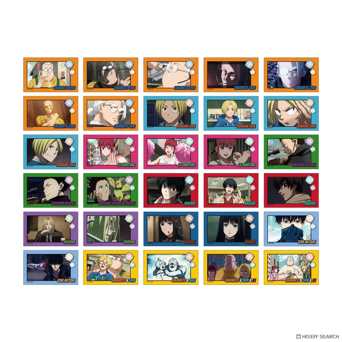 SAKAMOTO DAYS トレーディング場面写インスタントカメラ風イラストカード2枚セット