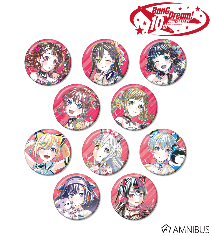 BanG Dream!トレーディング Ani-Art 第6弾 缶バッジ ver.A