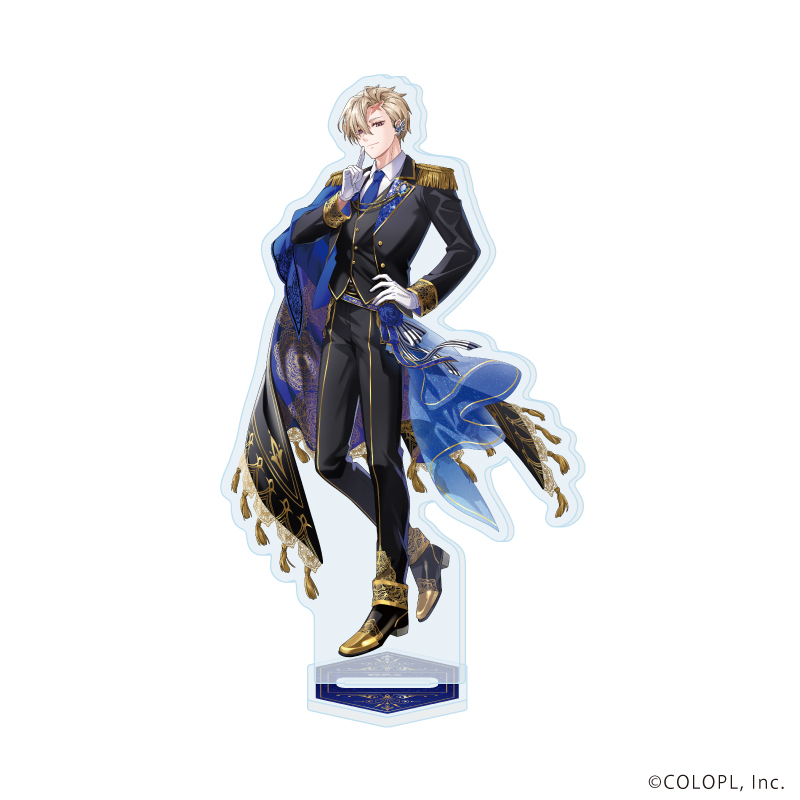 アクリルスタンド「クイズRPG 魔法使いと黒猫のウィズ」03/アイドルωクラウンズ ヴィレス(描き下ろしイラスト)