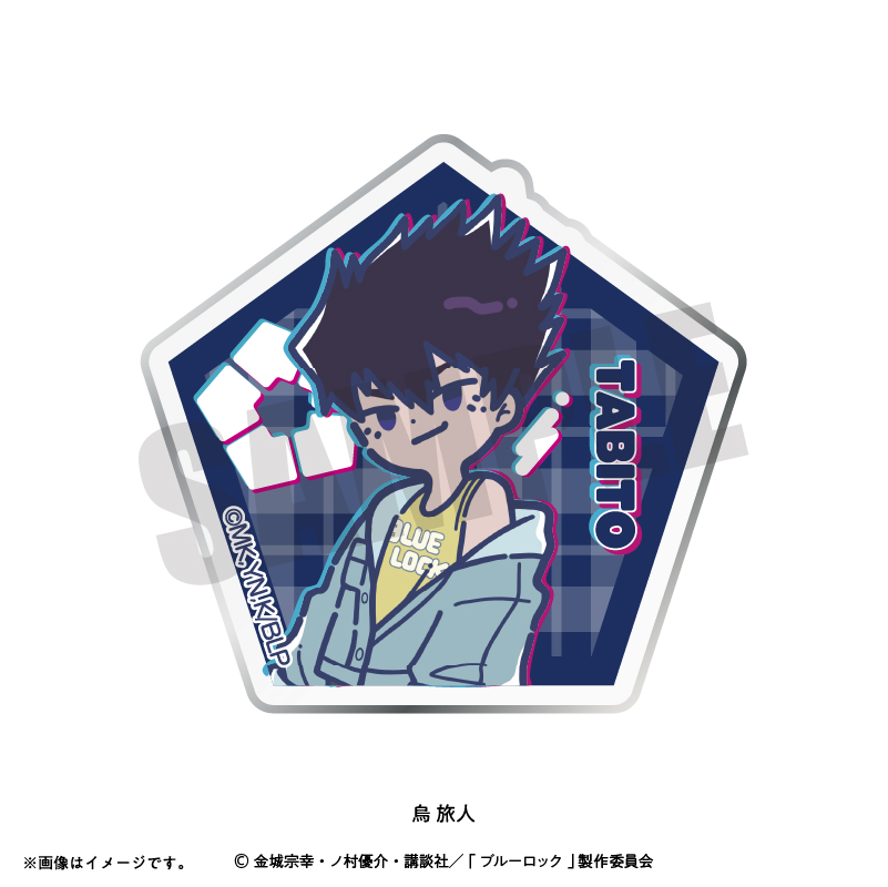 れとぽぷ　第６弾　アクリルバッジ　烏　旅人