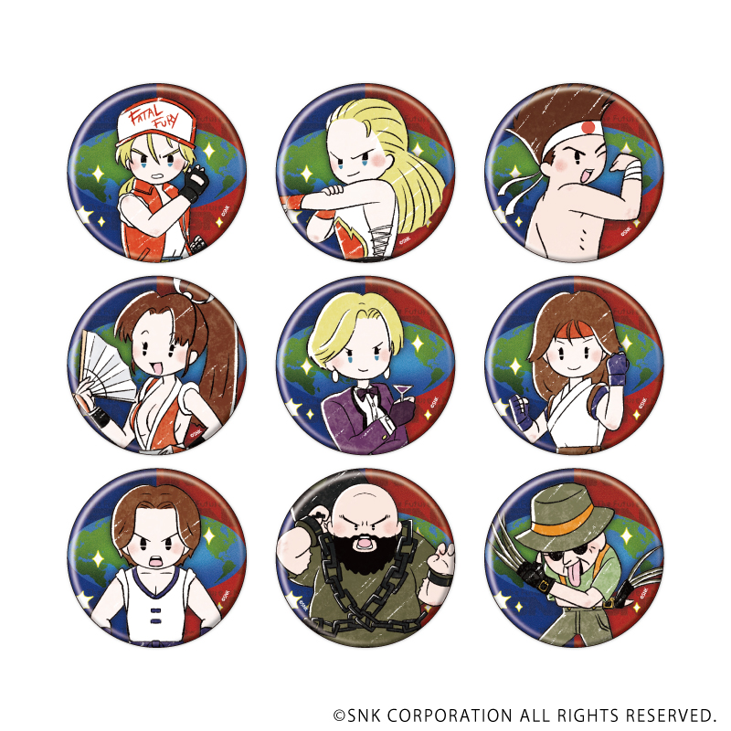 缶バッジ「THE KING OF FIGHTERS '94」03/ブラインド(全9種)(グラフアートイラスト)