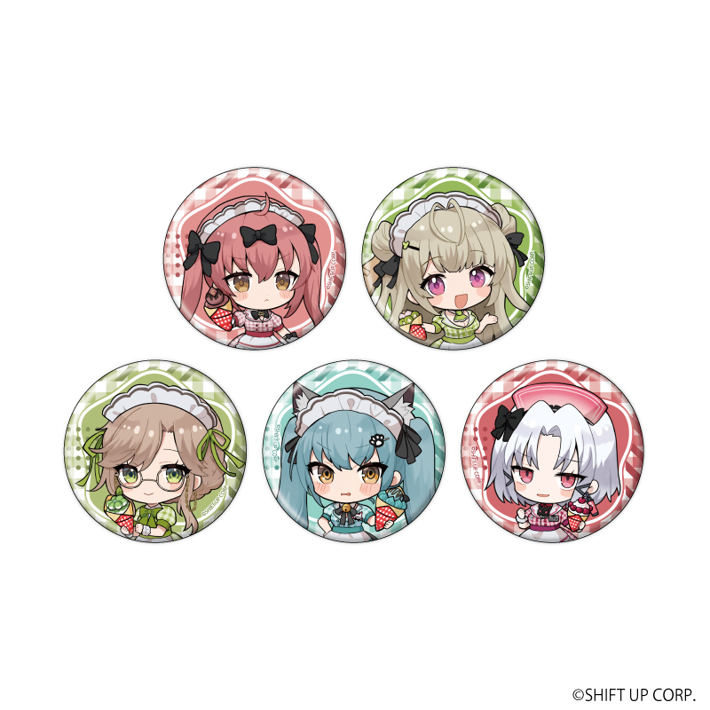 缶バッジ「勝利の女神：NIKKE」02/ブラインド(全5種)(ミニキャライラスト)