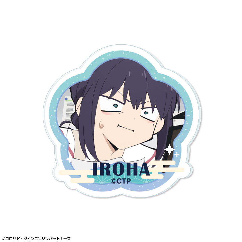 超かぐや姫！ アクリルバッジ デザイン06(酒寄彩葉/現実)