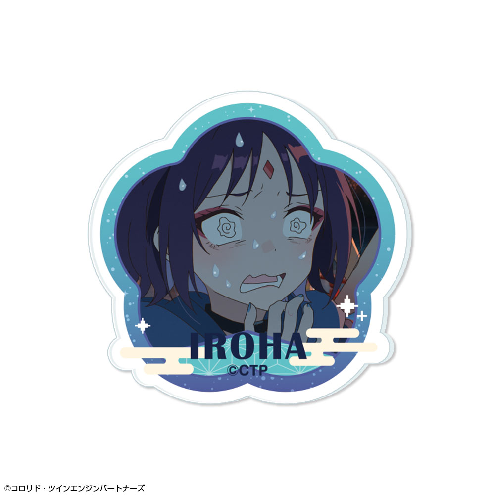 超かぐや姫！ アクリルバッジ デザイン08(酒寄彩葉/VR)