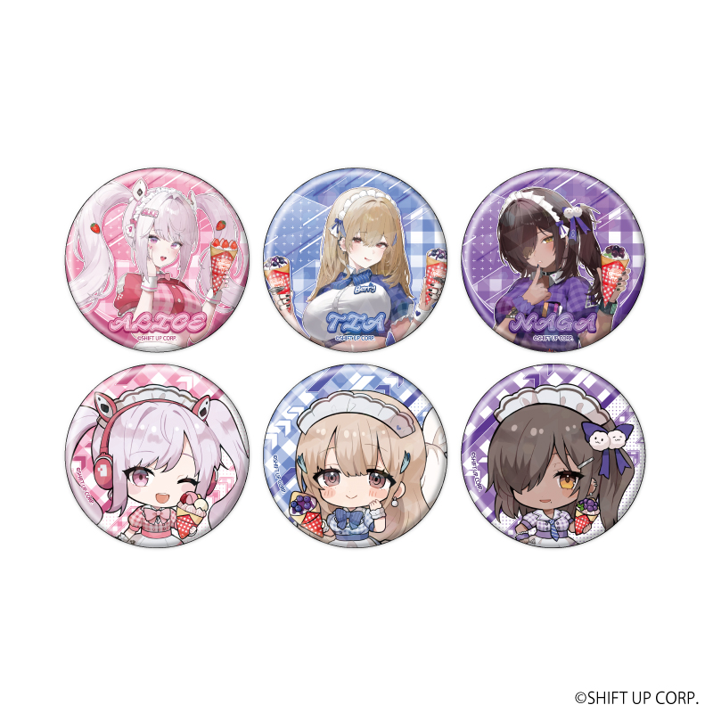 ホログラム缶バッジ(57mm)「勝利の女神：NIKKE」01/ブラインド(全6種)(描き起こしイラスト)