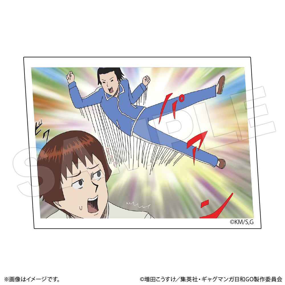 ギャグマンガ日和GO　名場面ダイカットステッカー　松尾芭蕉＆河合曽良　Ａ