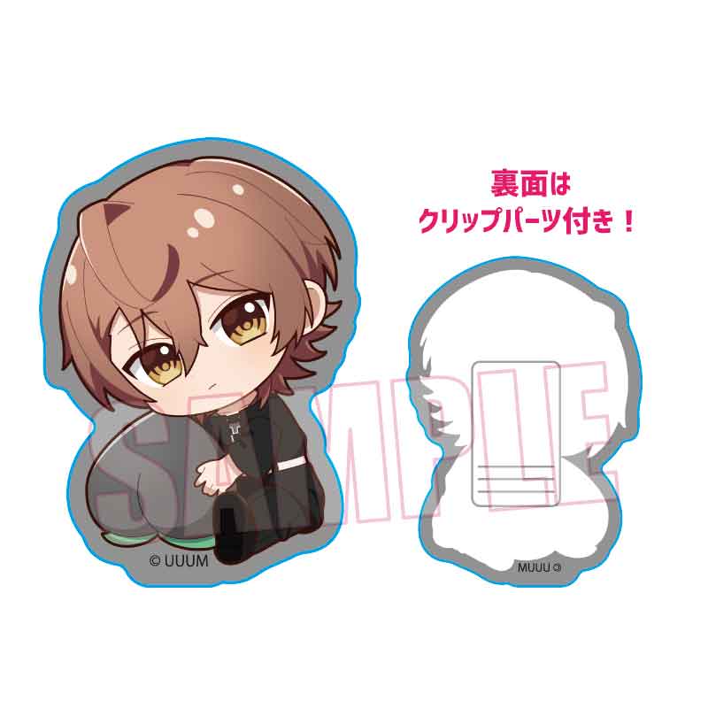 ぎゅぎゅっとアクリルクリップ カラフルピーチ/うり